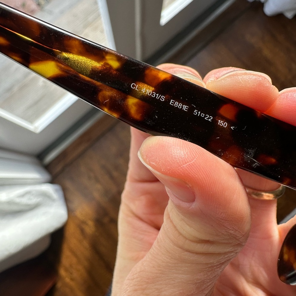 Celine Brown Tortoise Sunglasses - Picture 6 of 9